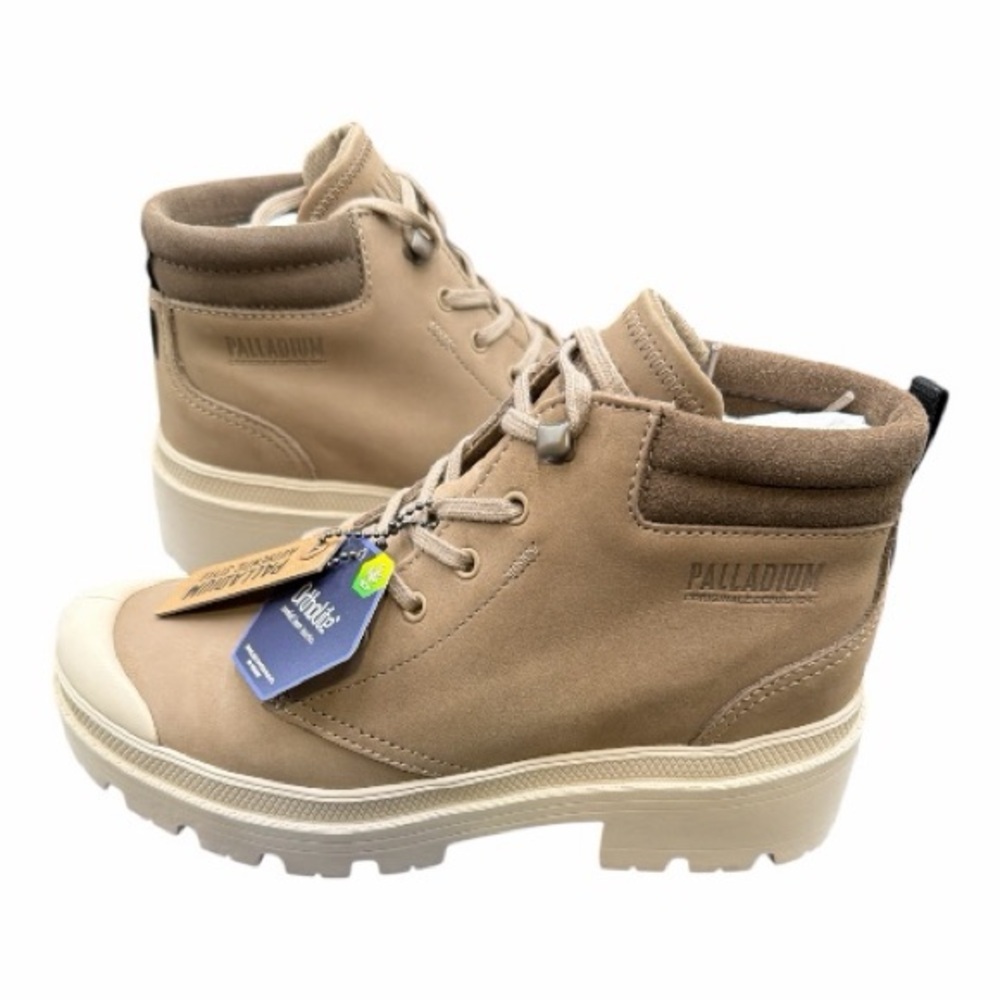 Palladium Miss Dune #97971-264-M. Women’s Beige and White Boots size 8.5 - Picture 3 of 9